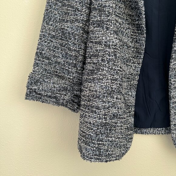Tweed Blazer - Blue & White - Picture 4 of 6